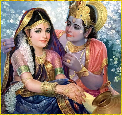 Shri Krishna with Chandravali