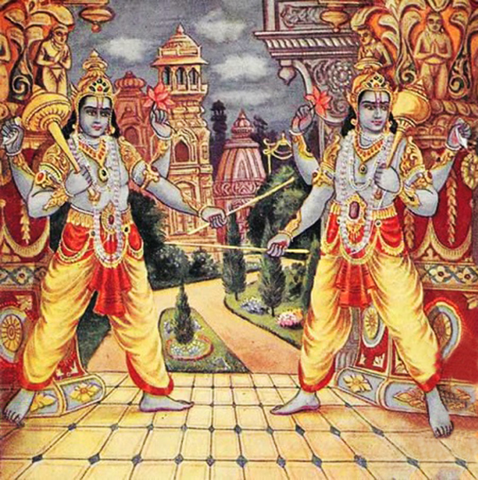 Jaya Vijay have the same form as Lord Vishnu