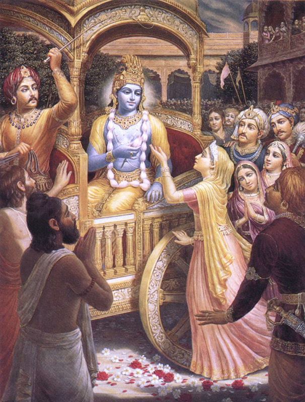 Kunti asked Shri Krishna for a boon