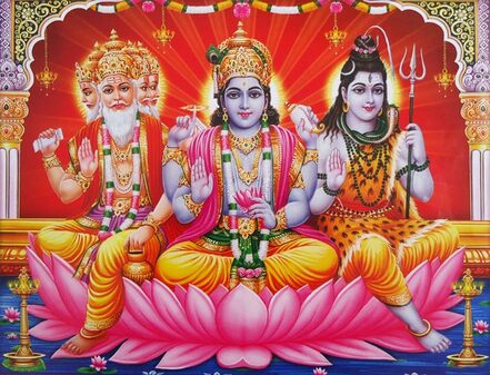 Trinity - Brahma, Visnu and Shankar